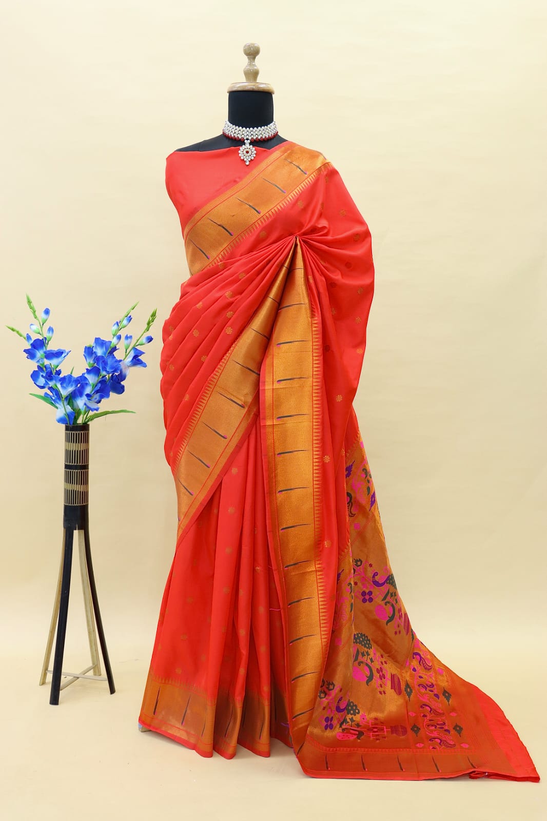 Kunjan Paithani Pure Silk Non Catalog Sarees Catalog